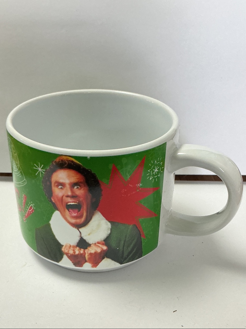 Buddy the Elf Festive Green Ceramic Holiday Character Mug